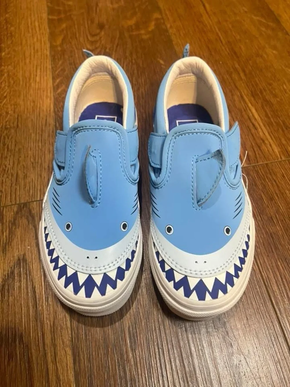 (Brand New) Kids Vans Shark Shoes (Size 13c) - $25